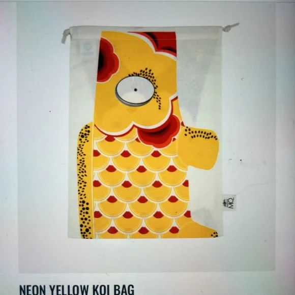 Madame MO Elegant Black KOI Bag Certified Organic - Picture 5 of 15